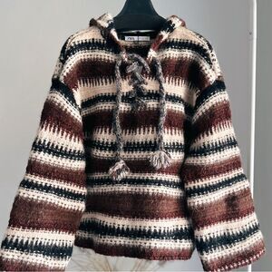 Zara Limited Edition Hooded Sweater New